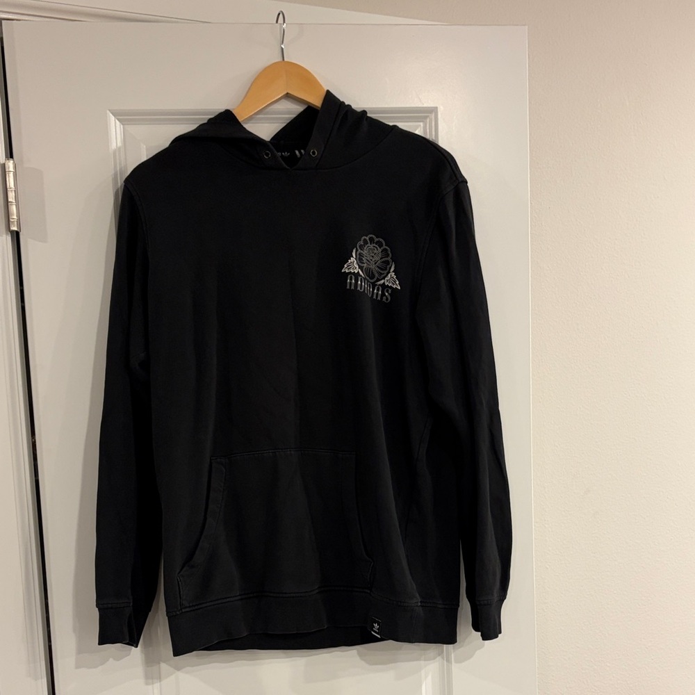 adidas Black Hoodie with Graphic Design - Picture 2 of 3